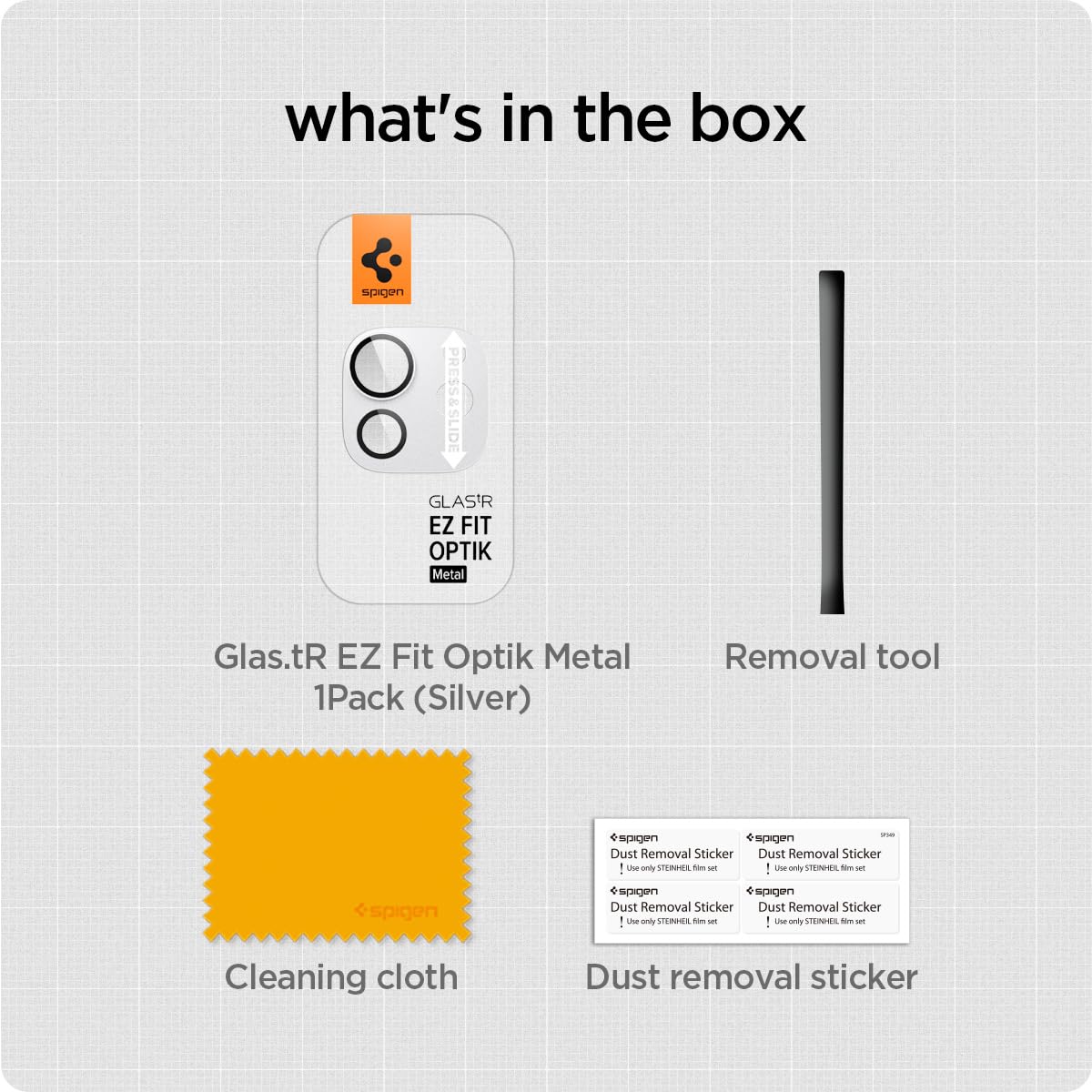 Foto 8 pulgar | Protector De Pantalla Para Lente De Cámara Spigen Glastr Ez Fit Ipad Pro - Venta Internacional.