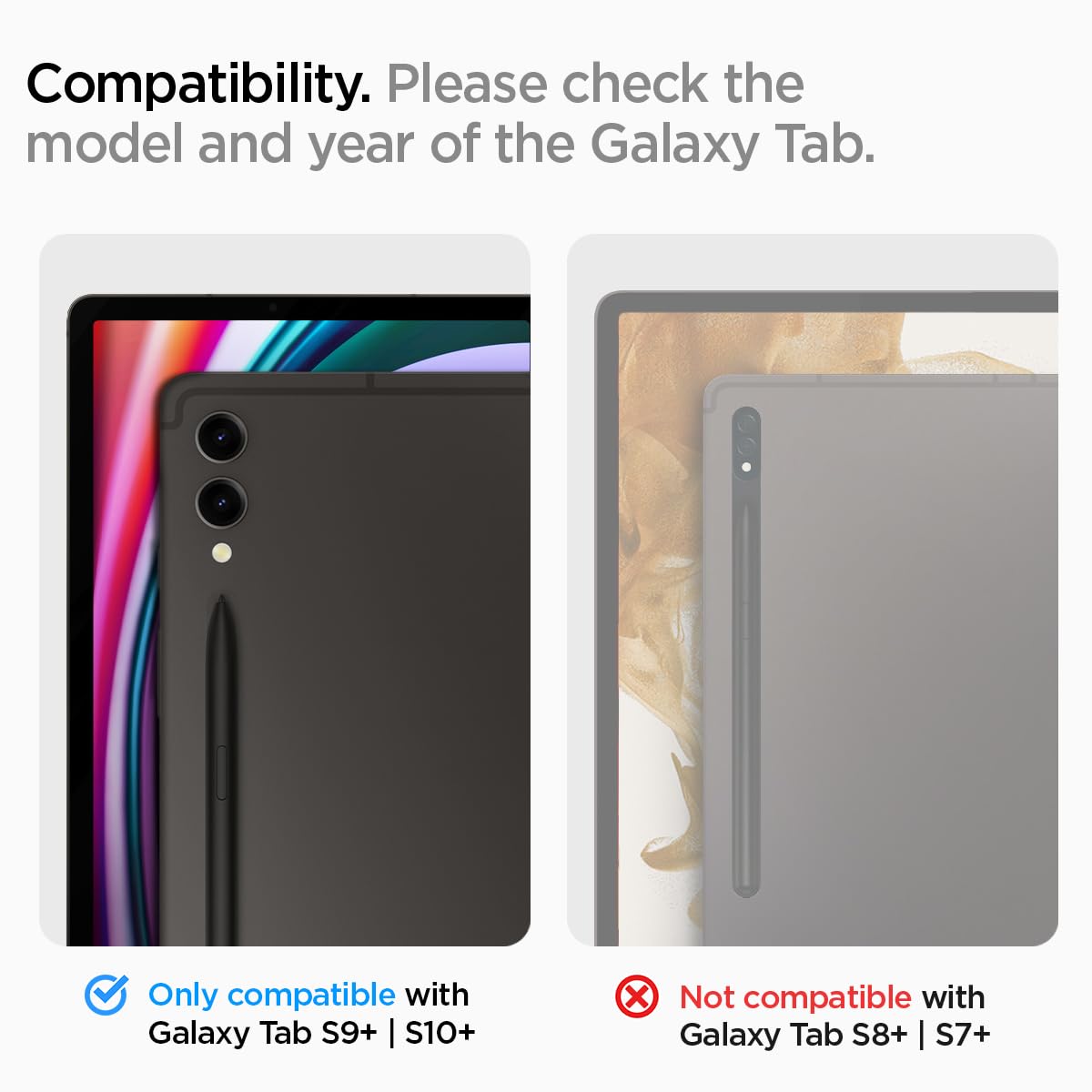 Foto 2 | Protector De Pantalla Spigen Glastar Ez Fit Para Galaxy Tab S9/s10 Plus - Venta Internacional.
