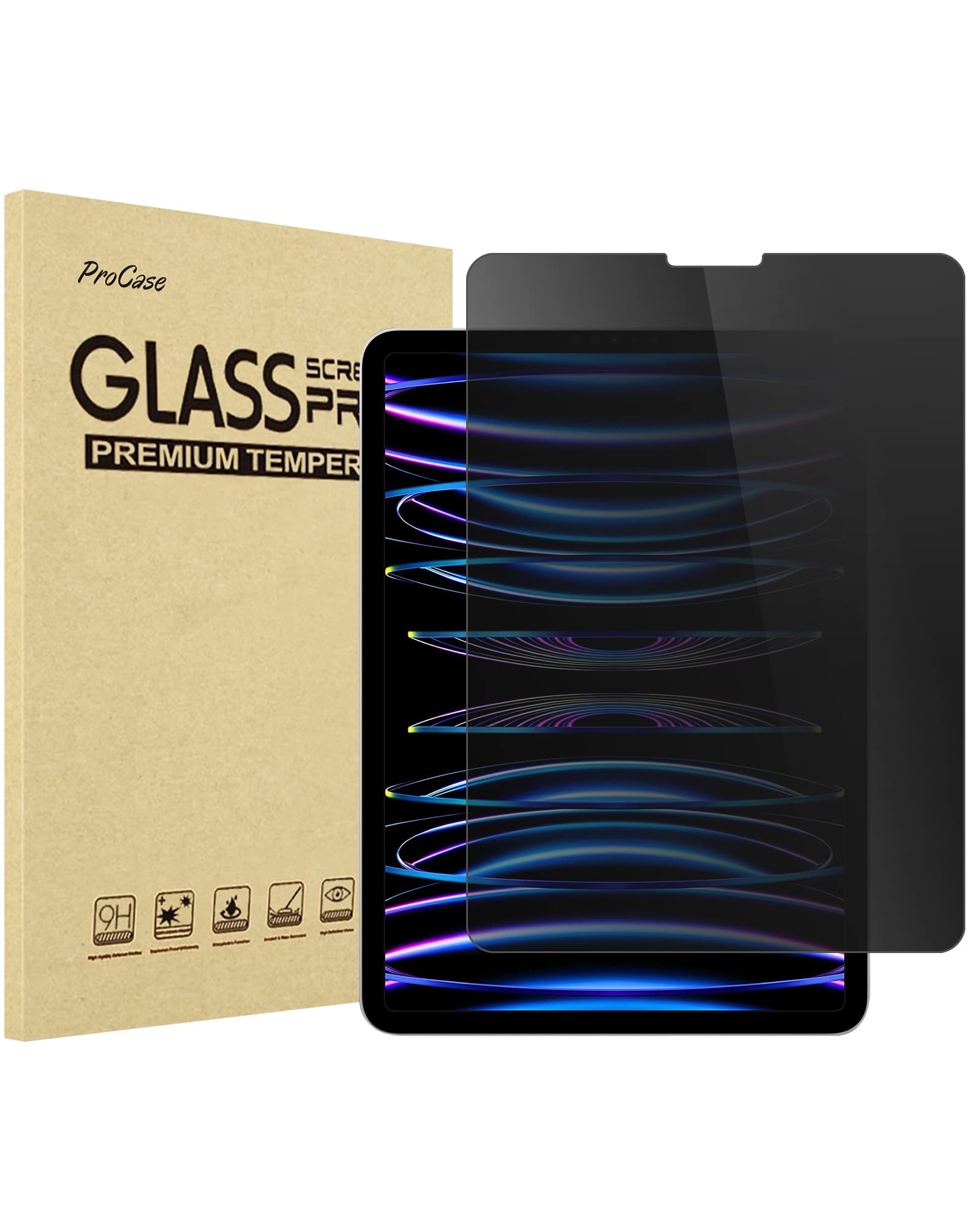 Protector De Pantalla De Privacidad Procase Para Ipad Pro 11  Paquete De 1 - Venta Internacional.