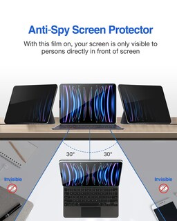 Foto 5 | Protector De Pantalla De Privacidad Procase Para Ipad Pro 11 Paquete De 1 - Venta Internacional.