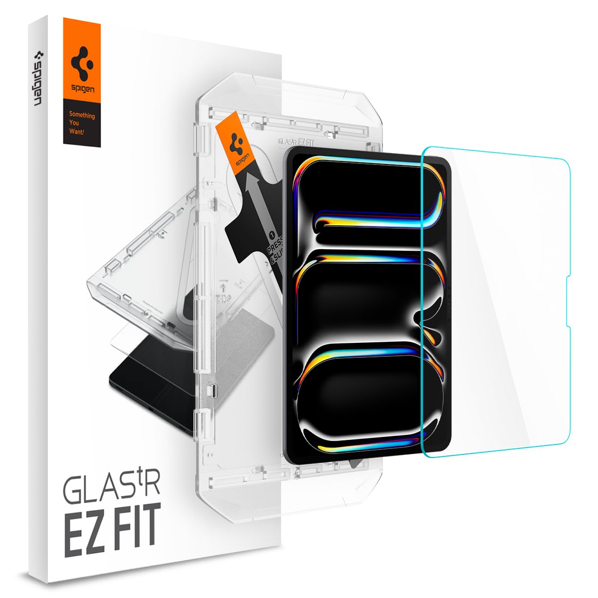Protector De Pantalla Spigen Glastar Ez Fit Ipad Pro 11'' M4 - Venta Internacional.