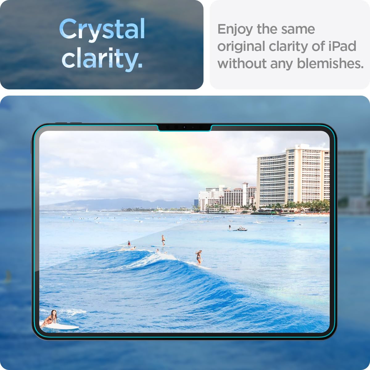 Foto 7 pulgar | Protector De Pantalla Spigen Glastar Ez Fit Ipad Pro 11'' M4 - Venta Internacional.