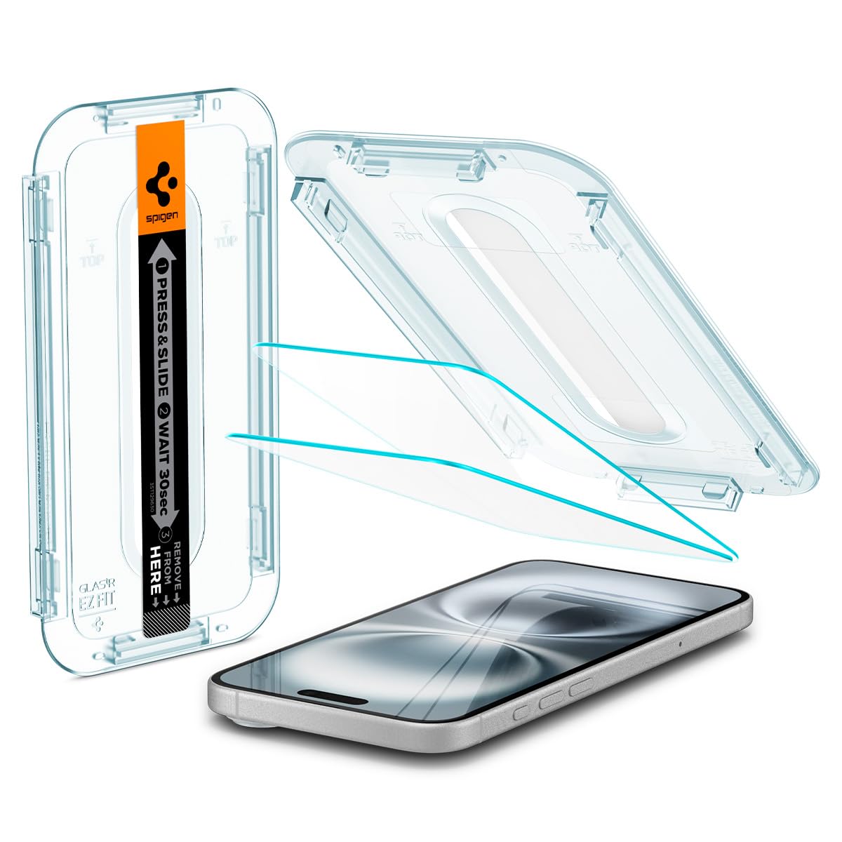 Protector De Pantalla Spigen Glastr Ez Fit Para Iphone 16/15 Plus - Venta Internacional.
