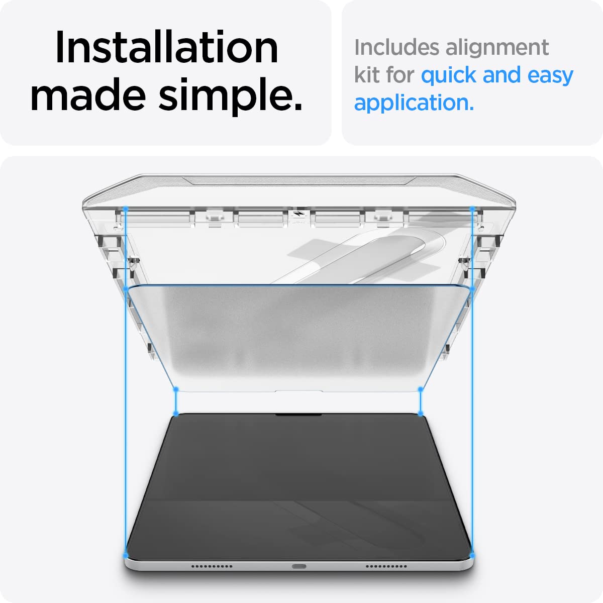 Foto 4 pulgar | Protector De Pantalla Spigen Papertouch Glastr Ez Fit Para Ipad Pro 11 Y Ipad Air 5th Y Ipad Air 4th - Venta Internac