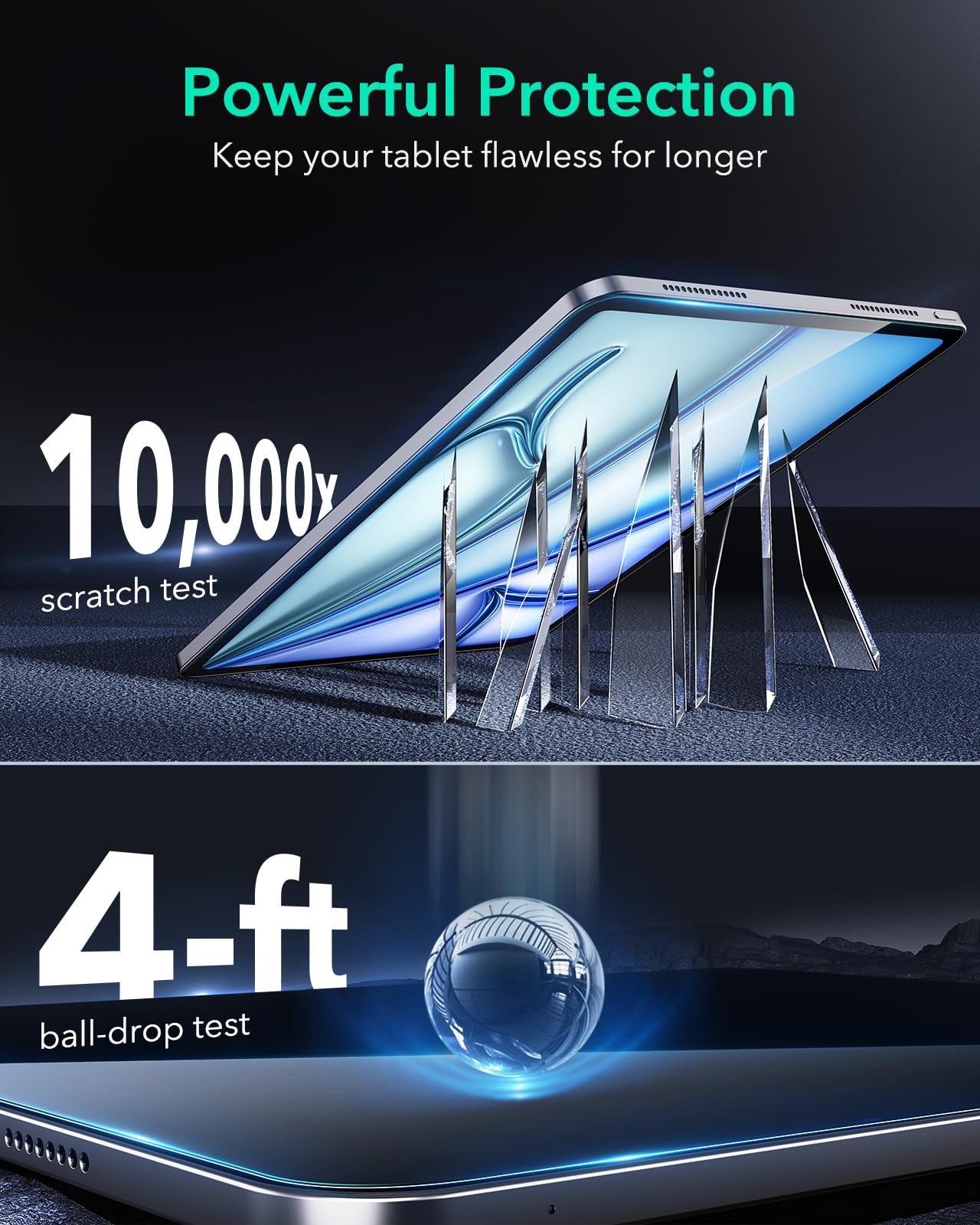 Foto 7 | Protector De Pantalla Esr Armorite Para Ipad Air 11 M3/m2 Con Bandeja - Venta Internacional.