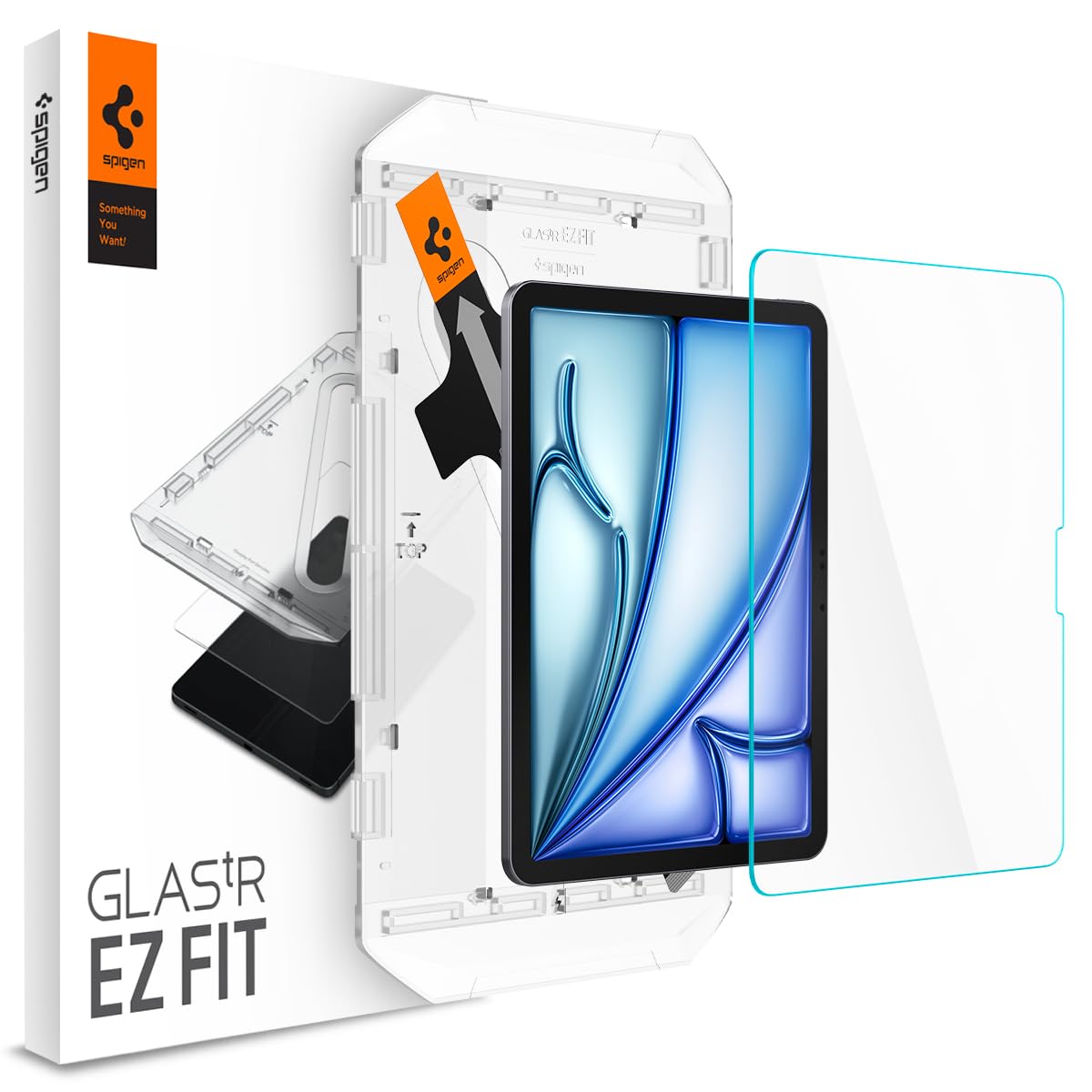 Protector De Pantalla Spigen Glastar Ez Fit Ipad Air 11'' M3/m2 - Venta Internacional.