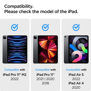 Foto 2 | Protector De Pantalla Spigen Glas.tr Ez Fit Para Ipad Pro 11 - Venta Internacional.