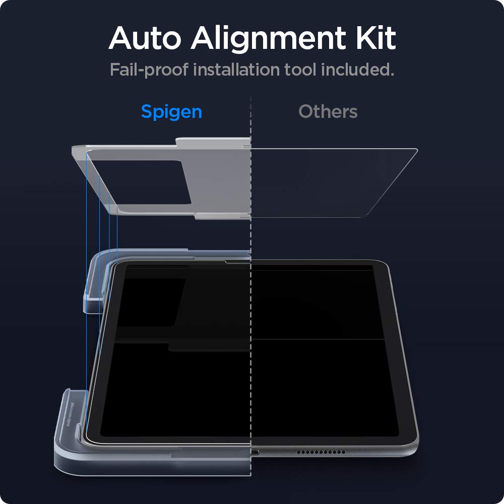 Foto 4 pulgar | Protector De Pantalla Spigen Glas.tr Ez Fit Para Ipad Pro 11 - Venta Internacional.