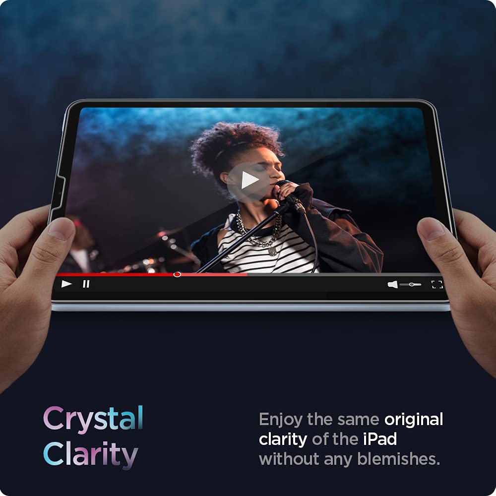 Foto 7 pulgar | Protector De Pantalla Spigen Glas.tr Ez Fit Para Ipad Pro 11 - Venta Internacional.