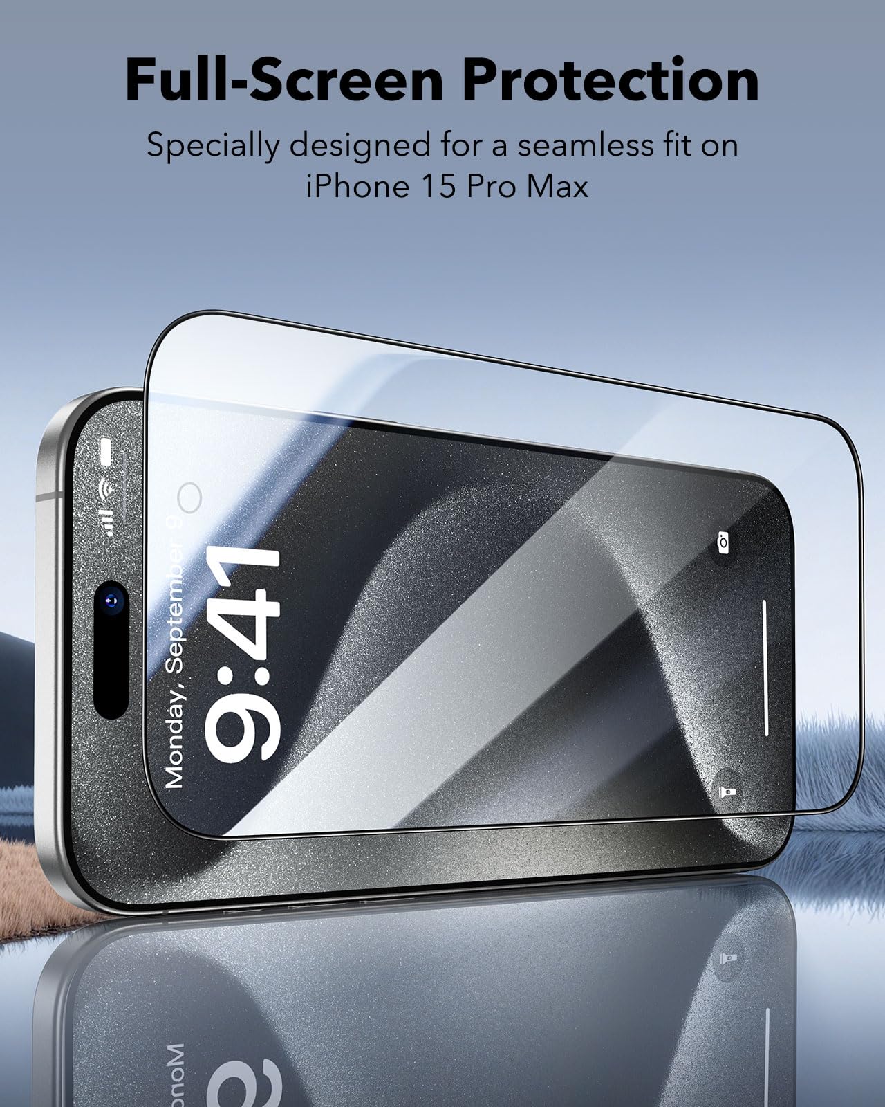 Foto 8 pulgar | Protector De Pantalla De Privacidad Esr Para Iphone 15 Pro Max (paquete De 3) - Venta Internacional.