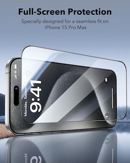 Foto 7 | Protector De Pantalla De Privacidad Esr Para Iphone 15 Pro Max (paquete De 3) - Venta Internacional.