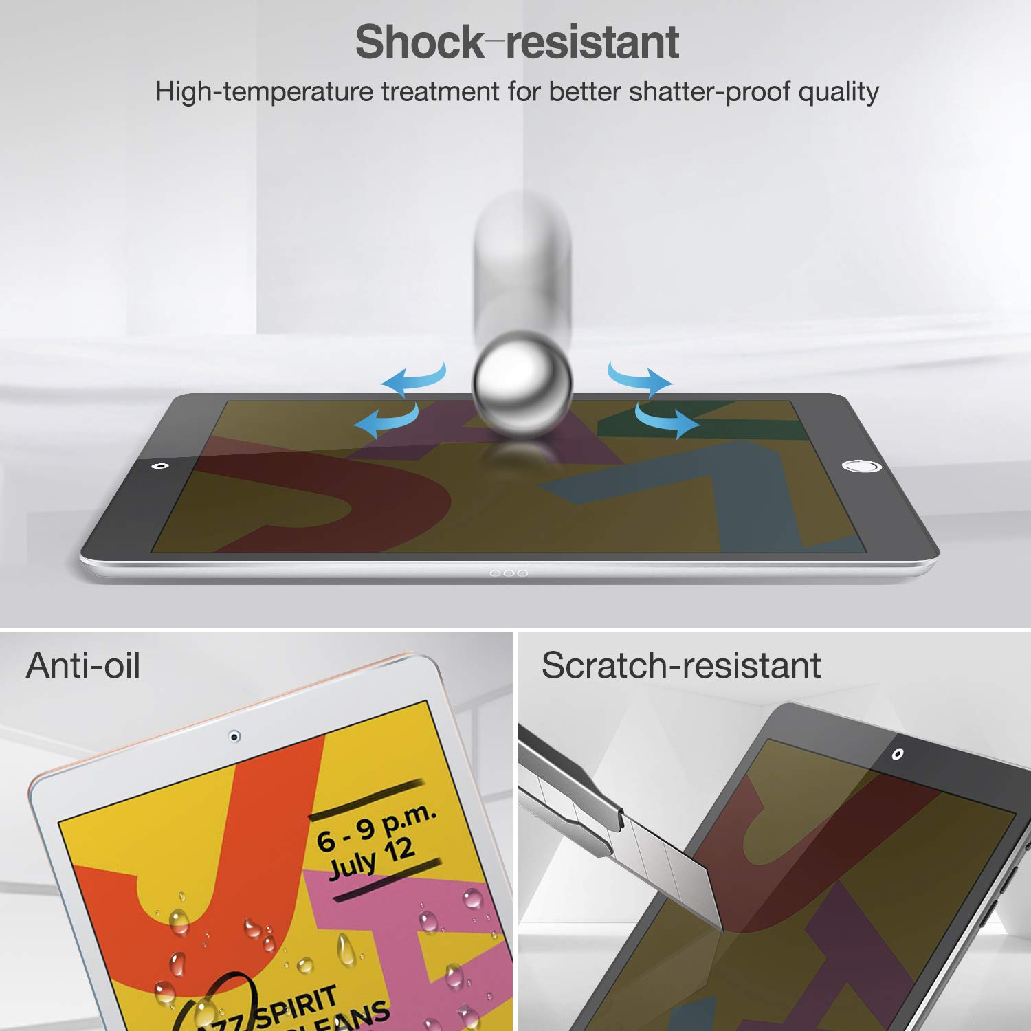 Foto 6 pulgar | Protector De Pantalla De Privacidad Procase Para Ipad 10.2 9  8  7 - Venta Internacional.