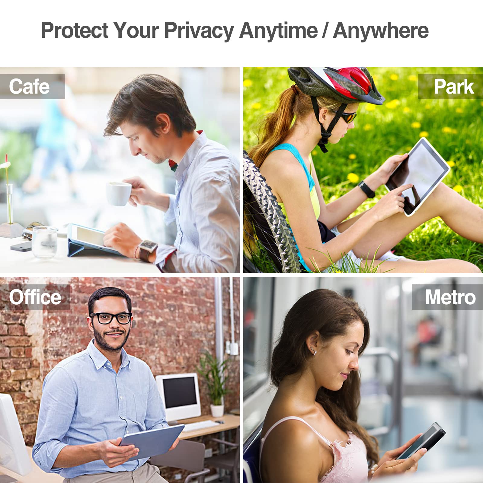 Foto 8 pulgar | Protector De Pantalla De Privacidad Procase Para Ipad 10.2 9  8  7 - Venta Internacional.