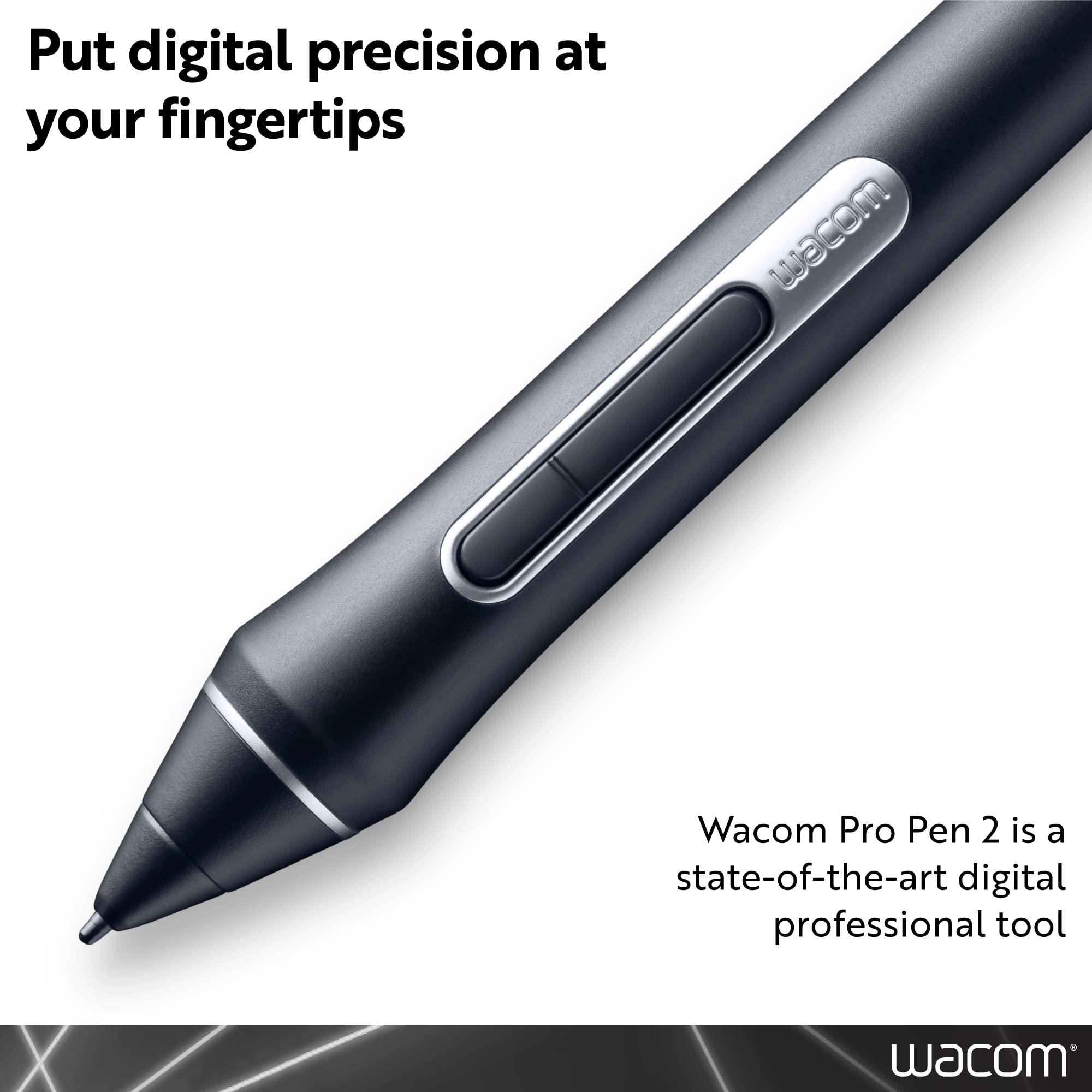 Foto 3 pulgar | Lápiz Óptico Wacom Kp504e Pro Pen 2 Con Funda Para Mobile Studio Pro - Venta Internacional.