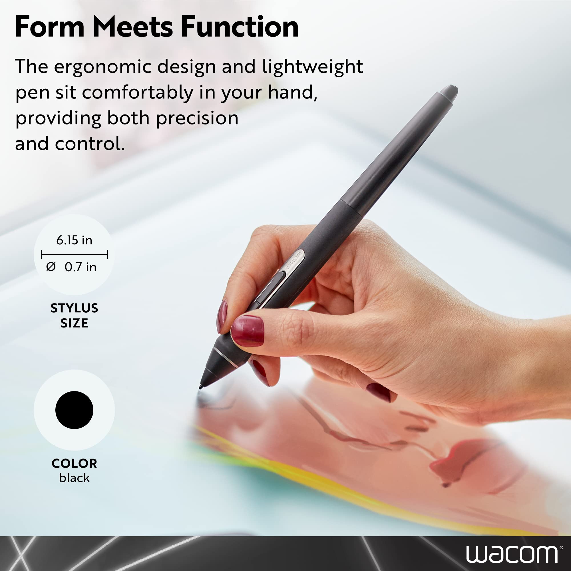 Foto 6 pulgar | Lápiz Óptico Wacom Kp504e Pro Pen 2 Con Funda Para Mobile Studio Pro - Venta Internacional.