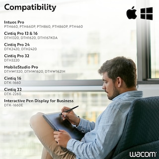 Foto 7 | Lápiz Óptico Wacom Kp504e Pro Pen 2 Con Funda Para Mobile Studio Pro - Venta Internacional.