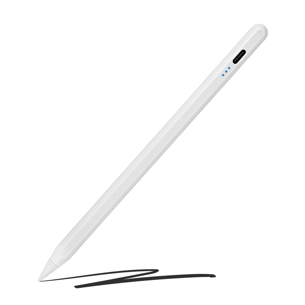 Ipad Pencil Lápiz Para Tablet Universal Compatible Ipad Mini Air Pro, Redlemon, Color Blanco