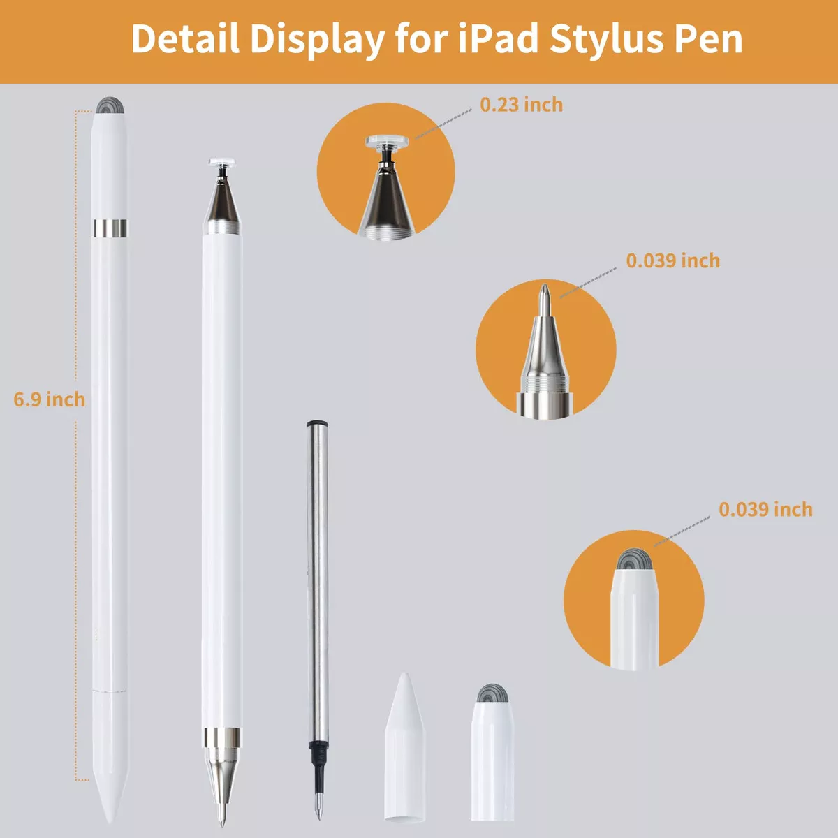 Foto 2 | Stylus Punta Fina De Disco Precisión Doble Punta Para Celular Eo Safe Imports Esi-15366 Multicolor