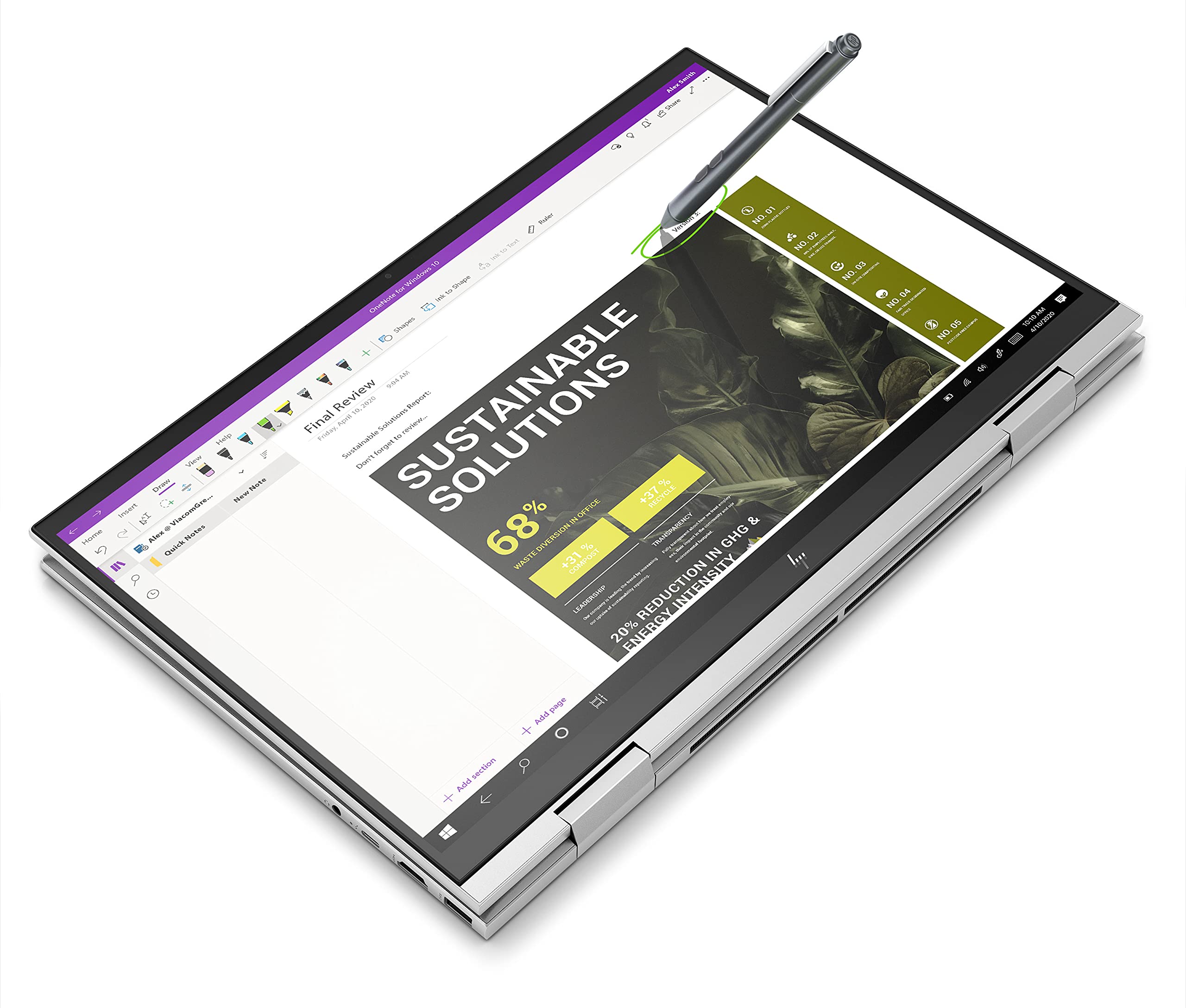 Foto 2 | Lápiz Capacitivo Hp Mpp 1.51 Plateado Compatible Con Microsoft - Venta Internacional.