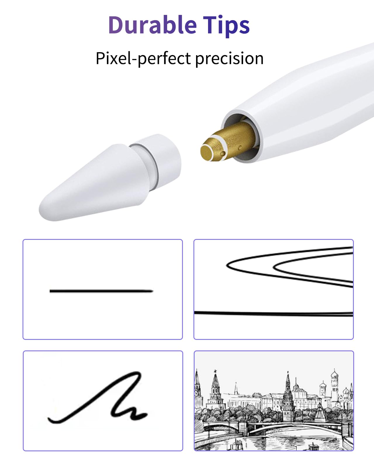 Foto 7 pulgar | Set De Accesorios Compatible Con El Apple Pencil De Primera Generación - Venta Internacional.