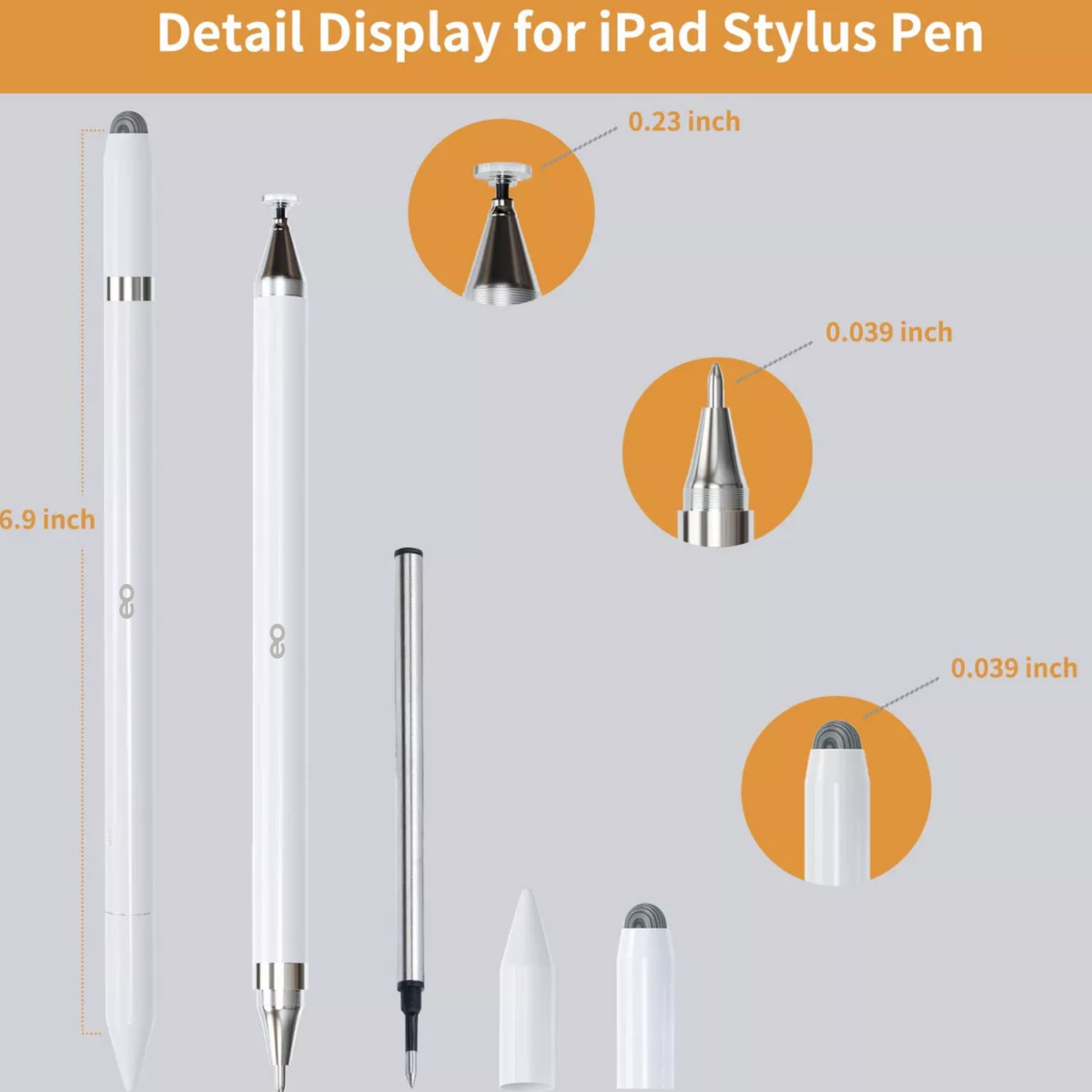 Foto 2 | Language Stylus Punta Fina De Disco Precisión Doble Punta Para Celular Eo Safe Imports Esi-15366-1 Multicolor