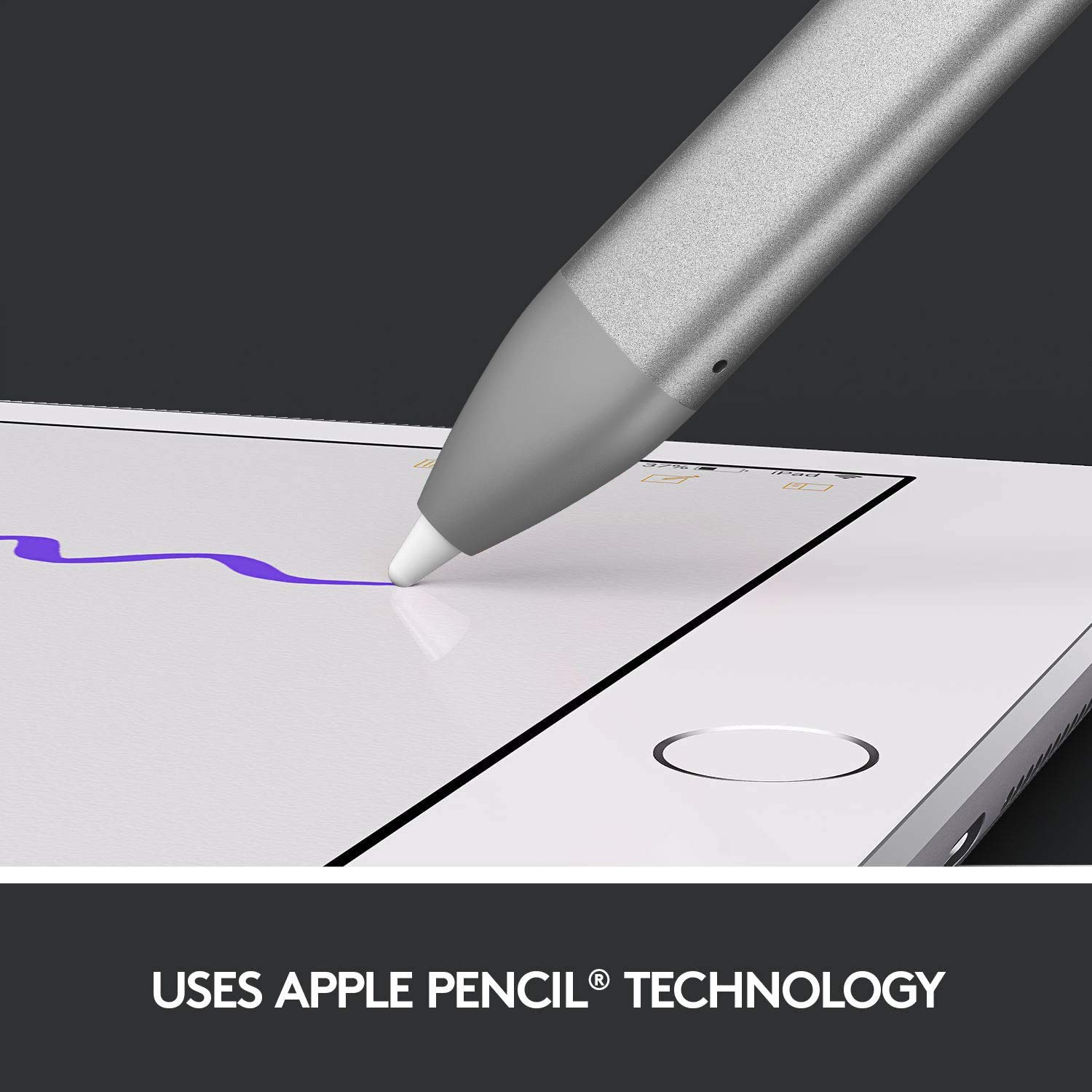 Foto 4 pulgar | Lápiz Digital Logitech Crayon para iPad Pro/air/iOS  Gris - Venta Internacional