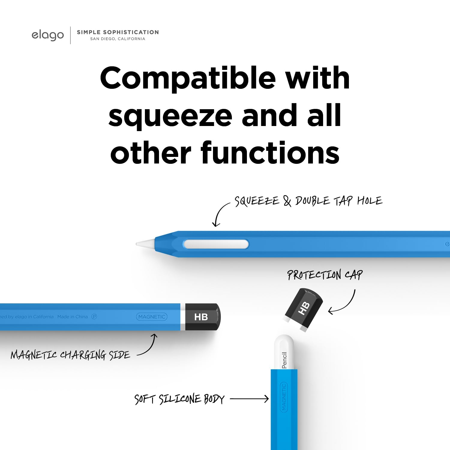 Foto 4 pulgar | Estuche Para Lápices Elago Classic Compatible Con El Apple Pencil De Segunda Generación - Venta Internacional.