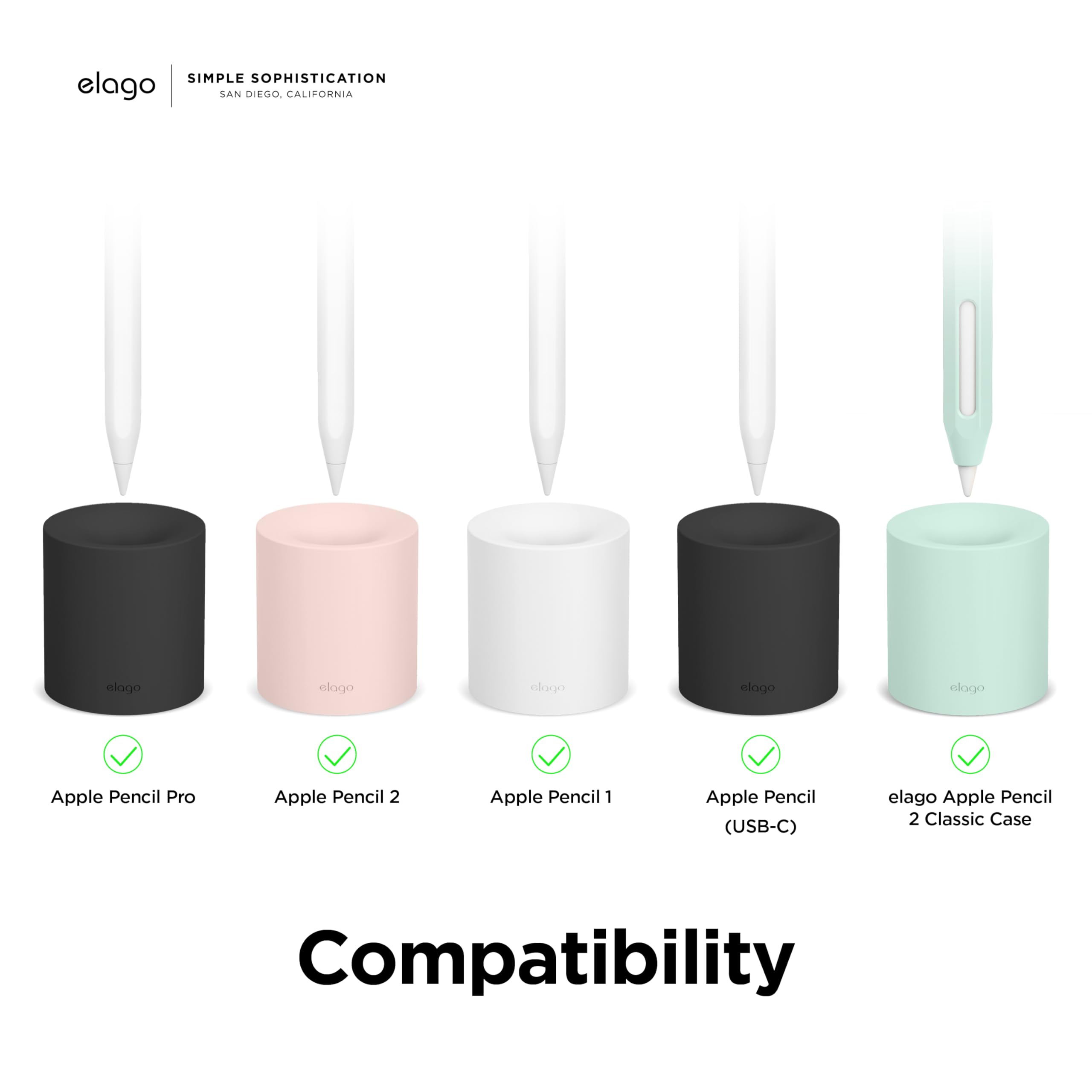 Foto 3 pulgar | Soporte Para Lápices Elago Compatible Con Apple Pencil Pro Pink - Venta Internacional.