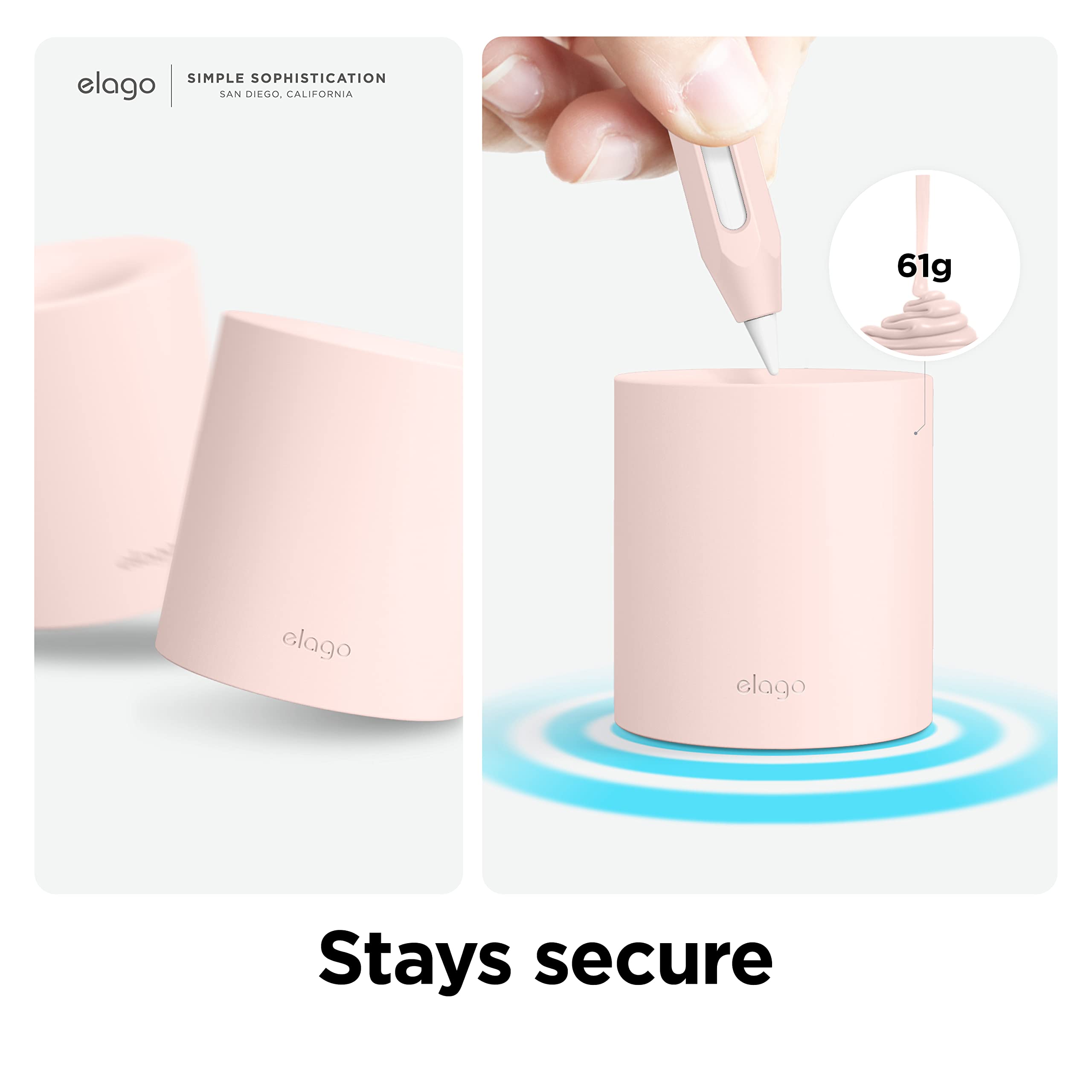 Foto 7 pulgar | Soporte Para Lápices Elago Compatible Con Apple Pencil Pro Pink - Venta Internacional.