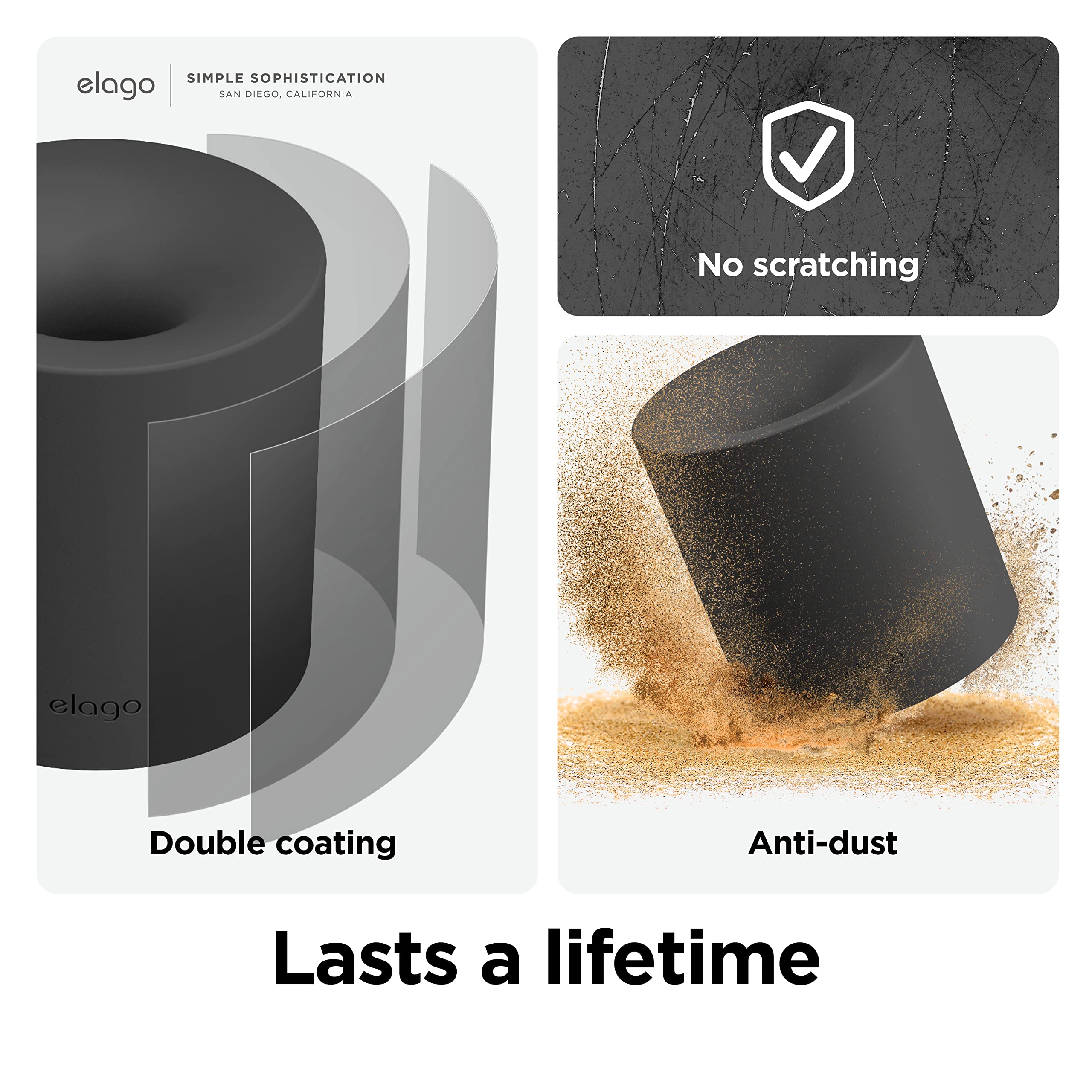 Foto 5 pulgar | Soporte Para Lápices Elago Compatible Con El Apple Pencil Pro Black - Venta Internacional.