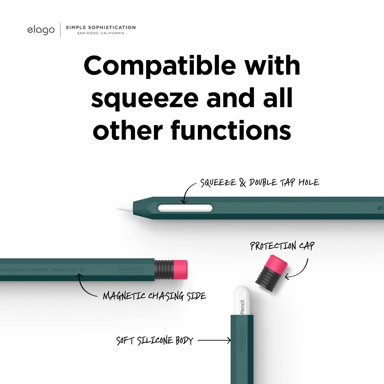 Foto 5 | Funda Elago Classic Compatible Con El Apple Pencil De Segunda Generación - Venta Internacional.