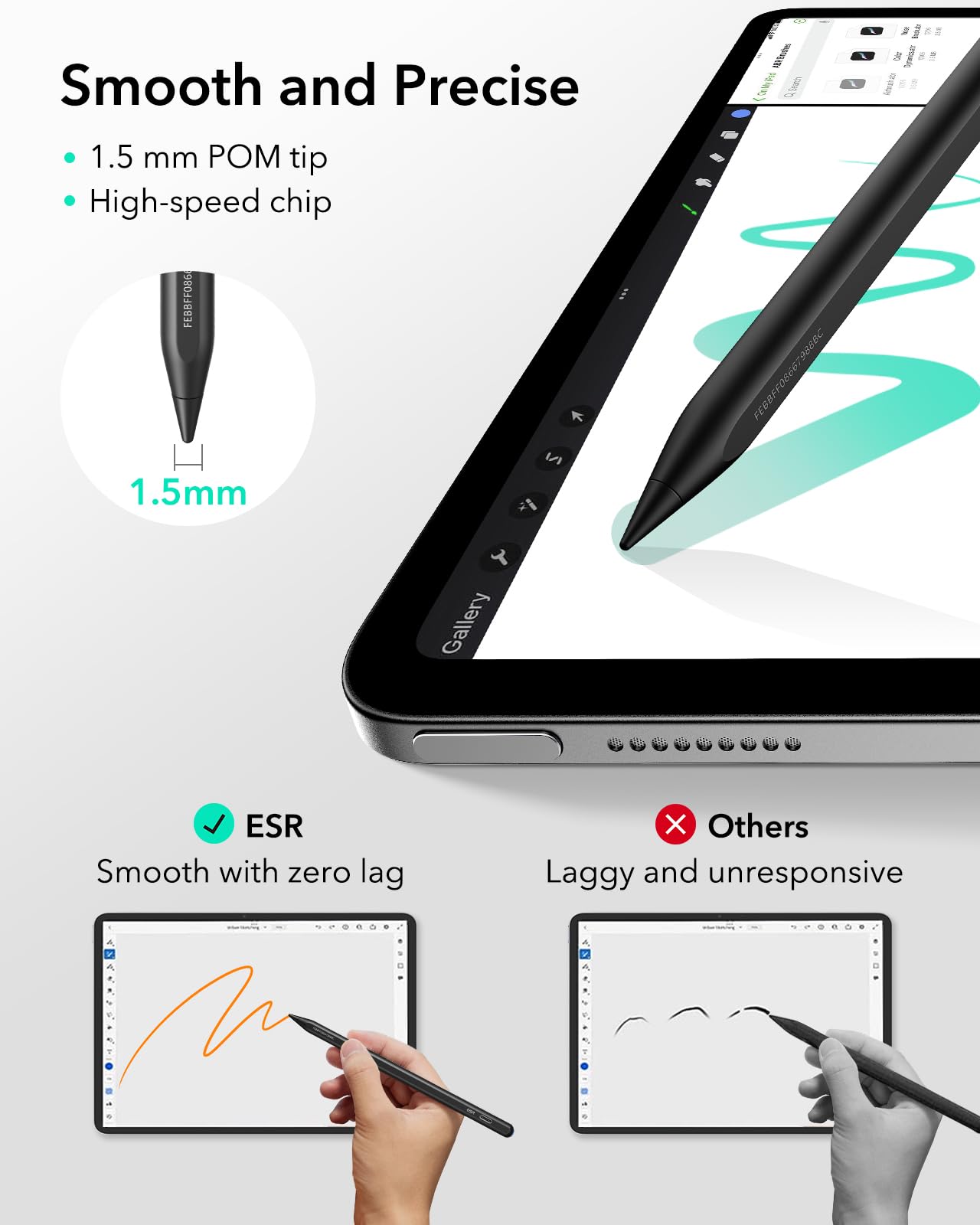 Foto 8 pulgar | Ipad Pencil Esr Geo Digital Findmy Compatible Con Apple Ipad - Venta Internacional.
