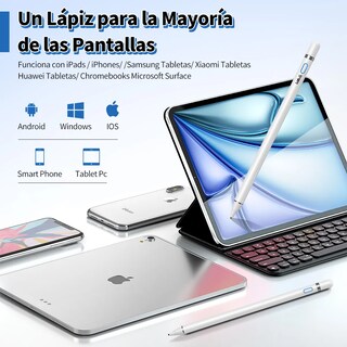 Foto 3 | Lápiz Optico Capacitivo Para Ipad Tablet Android Ios Lab.g Blanco