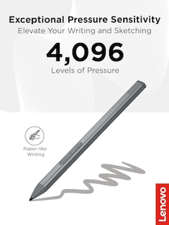 Foto 3 | Lápiz Capacitivo Lenovo Slim Pen Magnetic Precision Para Ipad Y Macbook - Venta Internacional.