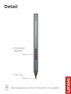 Foto 5 | Lápiz Capacitivo Lenovo Slim Pen Magnetic Precision Para Ipad Y Macbook - Venta Internacional.