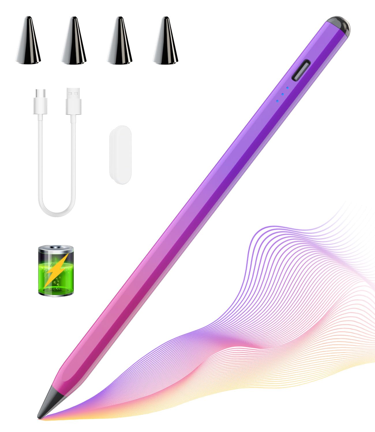 Foto 2 pulgar | Lápiz Capacitivo Mmk Apple Pencil Para Ipad Air 5/4/3, Ipad Pro 11/12.9 - Venta Internacional.
