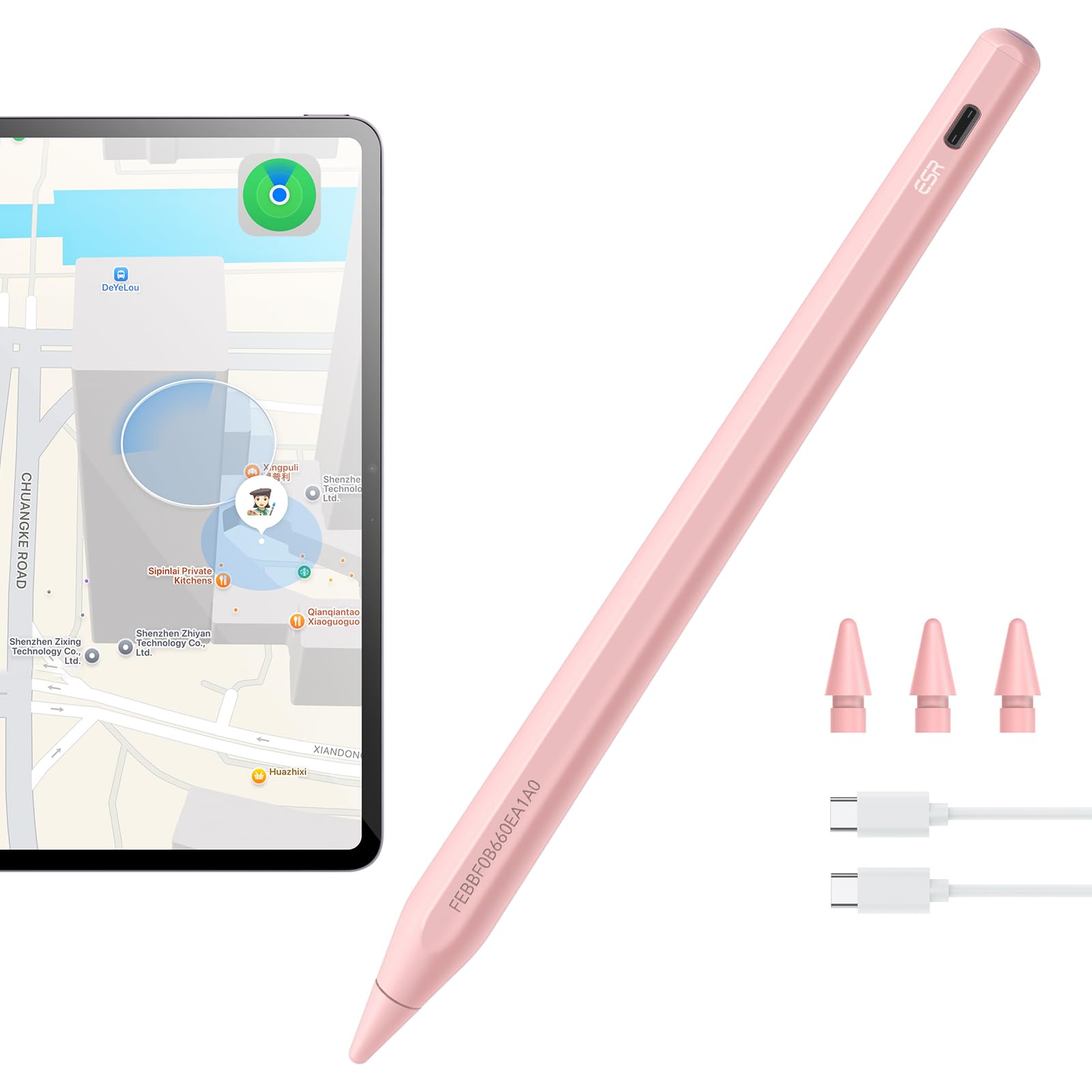 Foto 2 pulgar | Ipad Pencil Esr Geo Digital Findmy Compatible Con Apple Ipad - Venta Internacional.