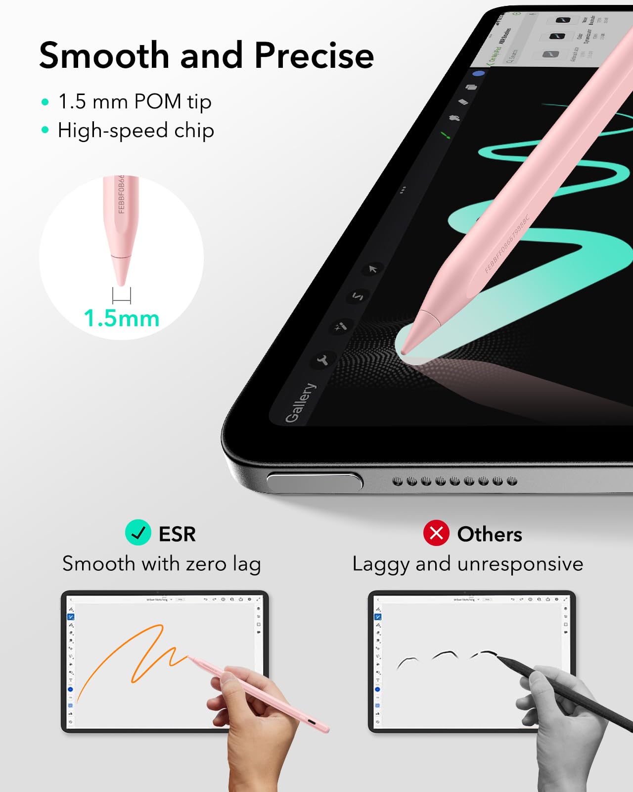 Foto 8 pulgar | Ipad Pencil Esr Geo Digital Findmy Compatible Con Apple Ipad - Venta Internacional.