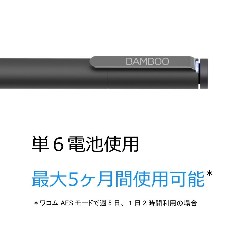 Foto 2 | Lápiz Capacitivo Wacom Bamboo Ink Smart Black Para Windows 10 - Venta Internacional.