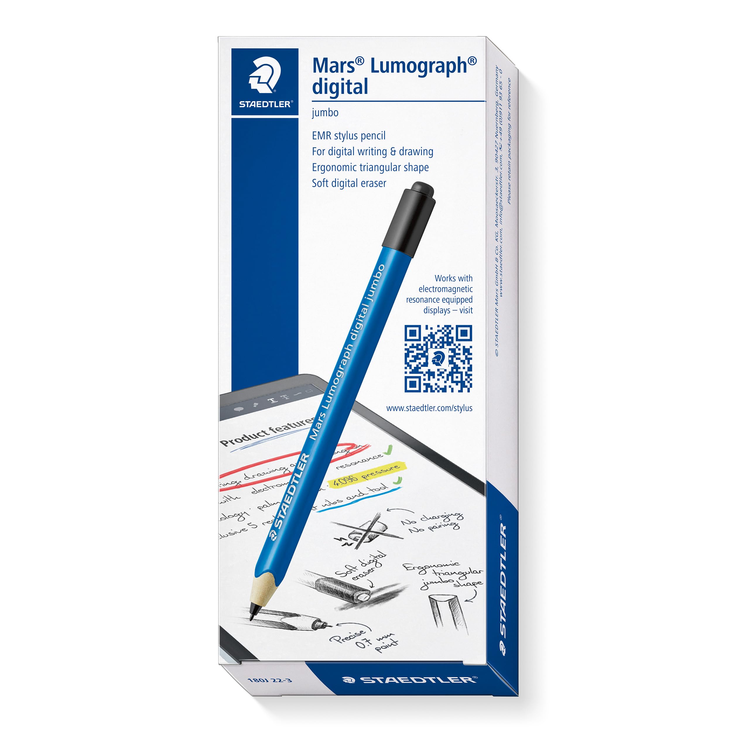 Foto 2 | Lápiz Digital Staedtler Mars Lugraph Jumbo - Venta Internacional.