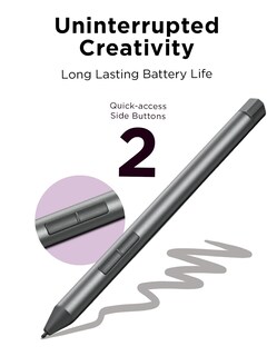 Foto 3 | Lápiz Digital Lenovo Digital Pen 2 Ultratáctiles De 4.096 Niveles - Venta Internacional.