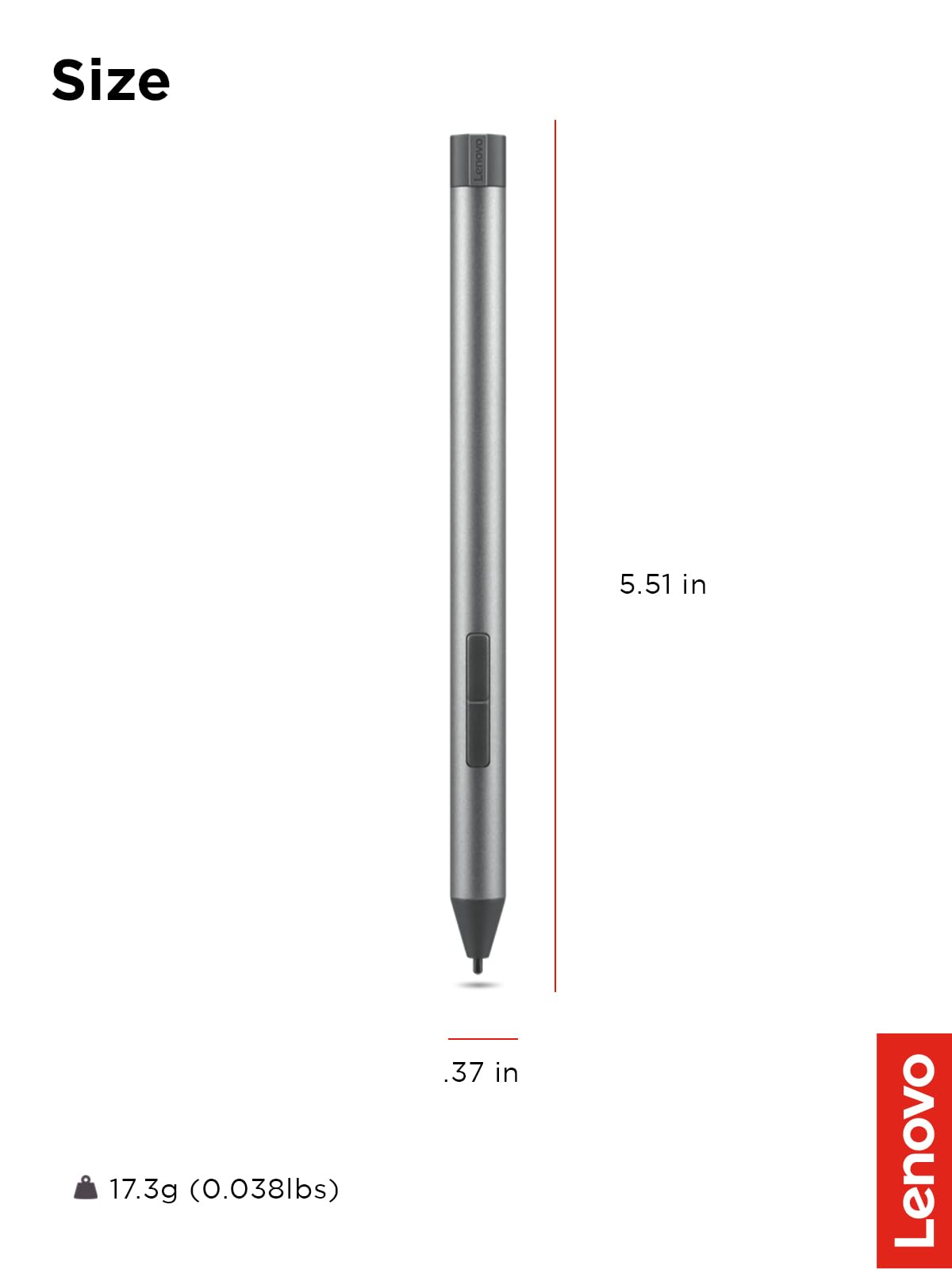 Foto 8 pulgar | Lápiz Digital Lenovo Digital Pen 2 Ultratáctiles De 4.096 Niveles - Venta Internacional.