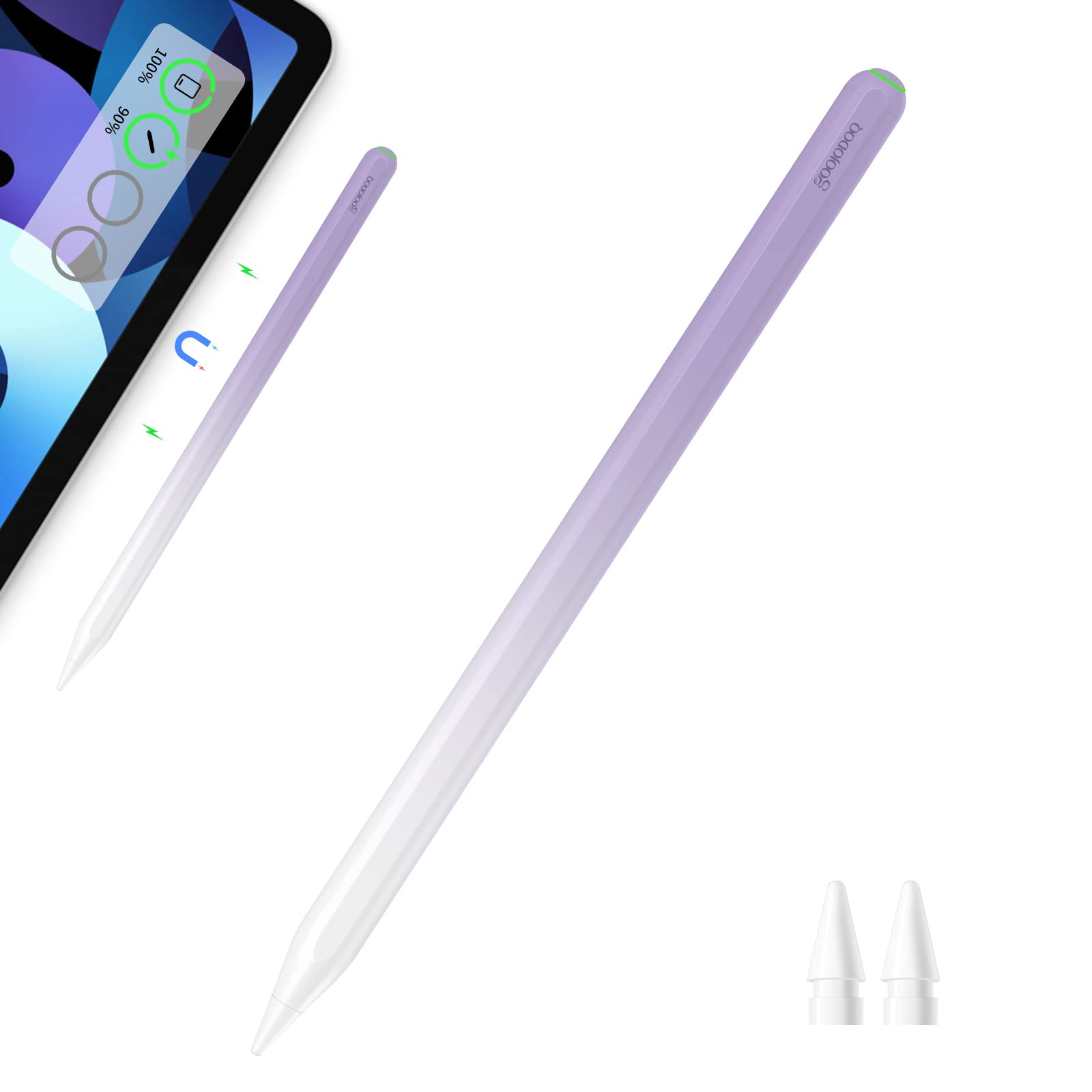 Foto 2 pulgar | Lápiz Capacitivo Goojodoq Gd13 Para Ipad Pencil De Segunda Generación, Color Morado - Venta Internacional.