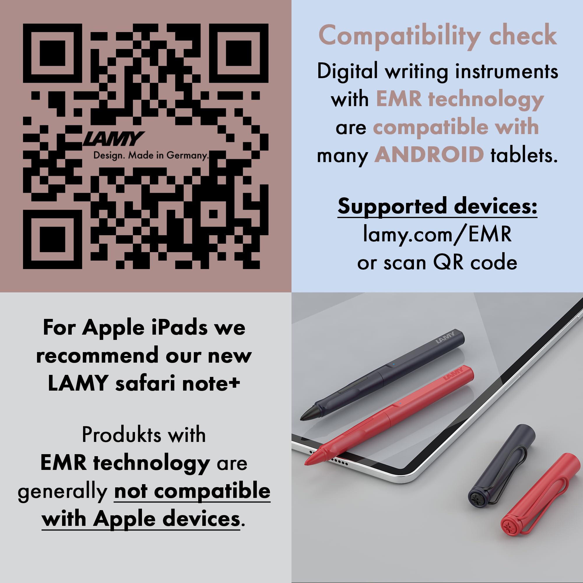 Foto 4 pulgar | Lápiz Óptico Lamy Al-star Emr Negro Para Dispositivos Android - Venta Internacional.