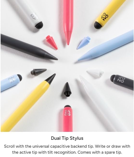 Foto 3 | Stylus Zagg Pro 2 Active De Doble Punta Con Carga Inalámbrica, Color Blanco - Venta Internacional.
