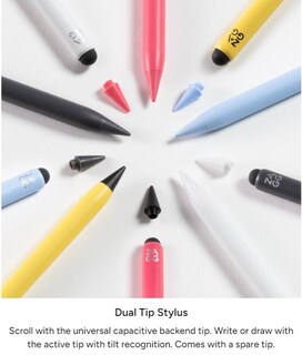 Foto 3 | Stylus Zagg Pro 2 Active De Doble Punta Con Carga Inalámbrica, Color Blanco - Venta Internacional.