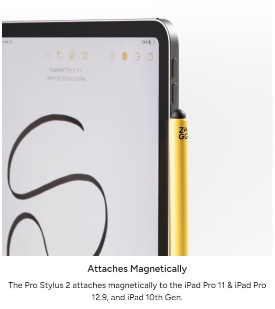 Foto 5 pulgar | Stylus Zagg Pro 2 Active De Doble Punta Con Carga Inalámbrica, Color Blanco - Venta Internacional.