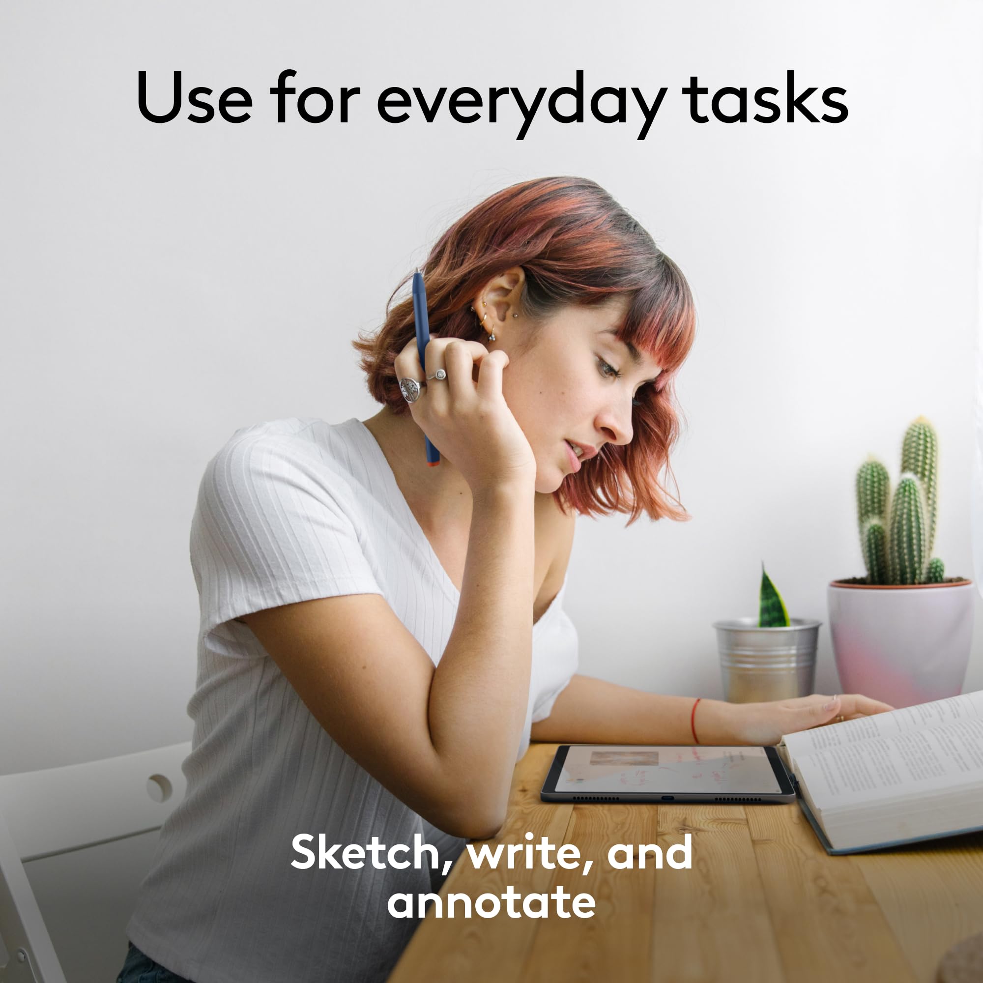 Foto 6 | Lápiz Digital Logitech Crayon Para Ipad Con Puertos Usb-c - Venta Internacional.