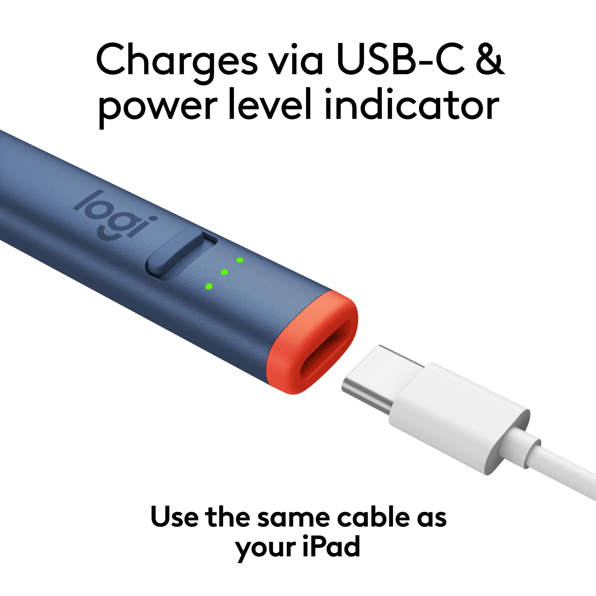 Foto 8 pulgar | Lápiz Digital Logitech Crayon Para Ipad Con Puertos Usb-c - Venta Internacional.