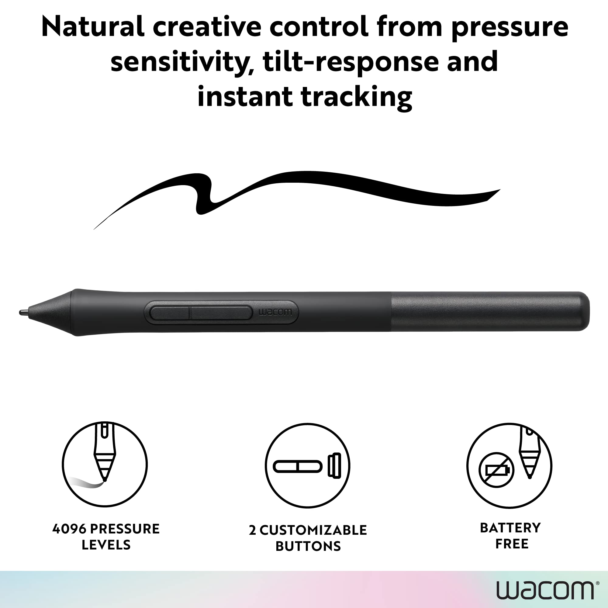 Foto 4 pulgar | Bolígrafo Wacom Lp1100k 4k Para Tableta Intuos  Color Negro - Venta Internacional.